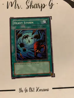 HEAVY STORM - 1st EDITION SD1-EN016 ENGLISH Yu-Gi-Oh! CARD COMMON KONAMI - Image 2