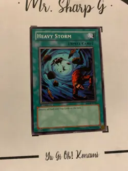 HEAVY STORM - 1st EDITION SD1-EN016 ENGLISH Yu-Gi-Oh! CARD COMMON KONAMI - Image 5