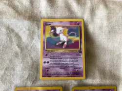 Pokemon Mew & Mewtwo x 2 Black Star Promo TCG Card Wizards of the Coast - Image 2
