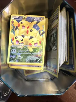 Pokemon Tin with Misc Cards - Image 2