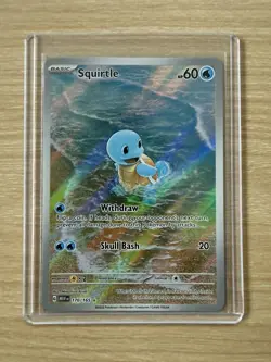Pokemon TCG Card Squirtle 170/165 S&V 151 Illustration Rare English - NM - Image 4
