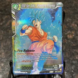 SSB Son Goku Unceasing Progress PRERELEASE Foil Dragon Ball Super Card Game | NM - Image 1