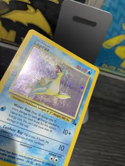 Pokemon TCG Lapras Fossil Holo Card 10/62 #97 - Image 4