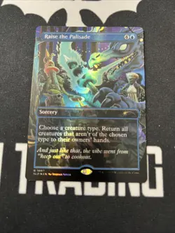 Foil Secret Lair Raise The Palisade x1 Magic Cards MTG - Image 1