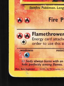 Magmar 36/102 HP Base Set English Pokemon Card TCG - Image 2