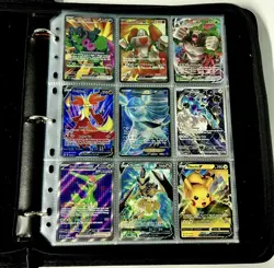 Huge Binder Collection Lot of 170+ Pokemon Cards Mixed EX SV Holo Full Art - Image 1