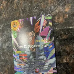 Super 17 Diabolical Union PRERELEASE Foil Dragon Ball Super Card Game | NM - Image 5