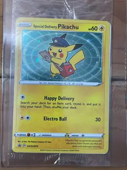 Sealed Special Delivery Pikachu SWSH074 SWSH: Sword & Shield Promo Cards Holo - Image 1