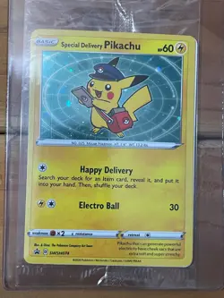 Sealed Special Delivery Pikachu SWSH074 SWSH: Sword & Shield Promo Cards Holo - Image 3
