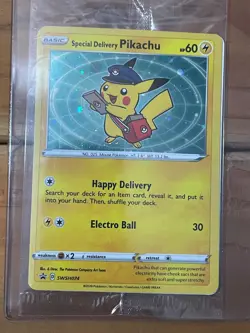 Sealed Special Delivery Pikachu SWSH074 SWSH: Sword & Shield Promo Cards Holo - Image 4