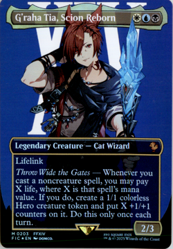 G'raha Tia, Scion Reborn (Borderless) - Commander: FINAL FANTASY foil - Image 1