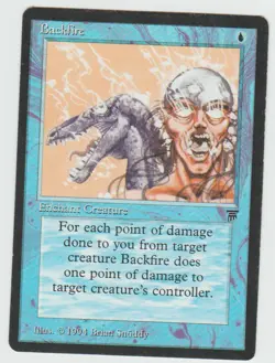 Backfire Legends Magic the Gathering MTG - Image 1