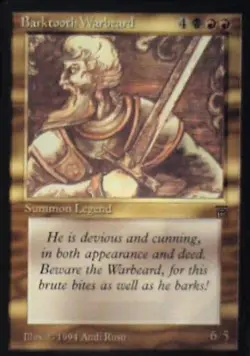 Barktooth Warbeard - Legends: #221, Magic: The Gathering Nm R109 - Image 1