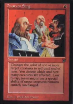 Dwarven Song - Legends: #143, Magic: The Gathering Nm R125 - Image 1