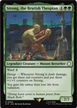 Strong, the Brutish Thespian R Universes Beyond: Fallout 84 LP-NM - Image 1