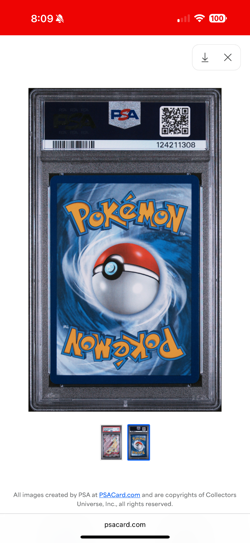 2025 POKEMON DRI EN-DESTINED RIVALS ULTRA RARE TEAM ROCKET'S PERSIAN EX PSA 9 - Image 2