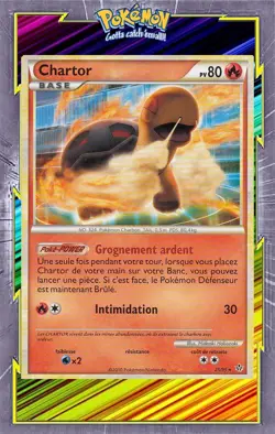 🌈Chartor - HS02:Dechainement - 25/95 - Carte Pokemon Francaise - Image 1