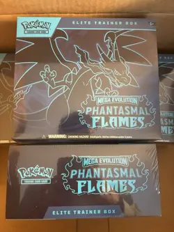 Pokemon Mega Evolution Phantasmal Flames ETB Elite Trainer Box Sealed From Case - Image 1