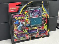 Pokemon TCG Mega Evolution Phantasmal Flames 3 Pack Blister Sneasel Promo NEW ?? - Image 2