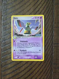Xatu Reverse Holo 2005 Pokemon Card 49/115 Unseen Forces Set - Image 1