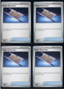 4x Night Stretcher 061/064 Shrouded Fable Pokemon TCG Trainer Playset - Image 1