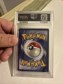 1999 POKEMON FOSSIL Psyduck 1st Edition #53/62 PSA 10 ENGLISH - Image 2
