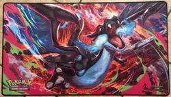 Pokemon Mega Charizard UPC Playmat Phantasmal Flames UPC - Image 1