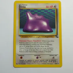 Pokemon TCG Ditto Non Holo Rare Fossil Set 18/62 WOTC Vintage 1999 - Image 1