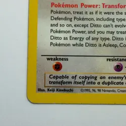 Pokemon TCG Ditto Non Holo Rare Fossil Set 18/62 WOTC Vintage 1999 - Image 5