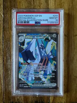 POKEMON TCG - SURGING SPARKS - ARCHALUDON EX 241/191 - PSA 10 - Image 1