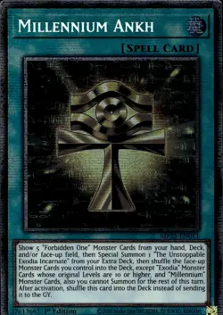 Millennium Ankh 1st Starlight Rare MP25-EN011 Yu-Gi-Oh! - Image 1