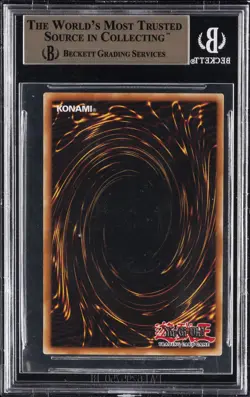 2002 YU-GI-OH! PROMO DDS-DARK DUEL STORIES #001 BLUE-EYES WHITE DRAGON BGS 10 - Image 2