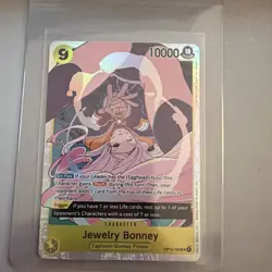 Jewelry Bonney OP13-108 Parallel Carrying On His Will One Piece Card Game - Image 1