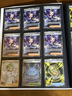 Lot of 30 Pokemon Cards “Trainers, Items & Stadiums” + New White Flare Binder - Image 2