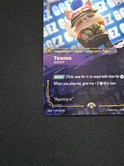 Teemo Scout Promo Card 197b/298 Riftbound League of Legends TCG Nexus Pack Rare - Image 5