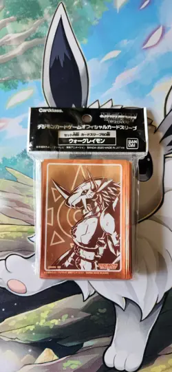 NEW Digimon Card Game Bandai Official Carddass Japan Holy Angemon 60 Pc Sleeves - Image 1