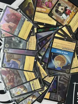 Disney Lorcana Trading Card Game - 90 Card Lot + 10 Cold Foils - Image 1