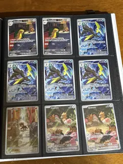 ASSORTMENT OF 75 POKEMON ILLUSTRATION RARE CARD LOT + NEW BLACK BOLT BINDER - Image 5