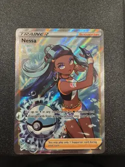 Pokemon TCG Nessa Lost Origin Trainer Gallery Holo Ultra Rare Card TG27/TG30 - Image 1