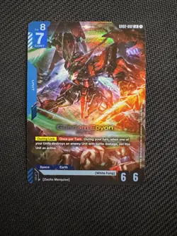 Gundam card Game GD02-002 Gundam Epyon LR In Hand - Image 1
