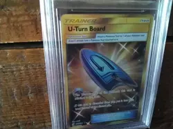 Pokemon vmax gold secret graded art sr u turn board star 255/236 gx ex Card b10 - Image 2