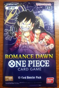 One Piece TCG : Romance Dawn Booster Pack OP-01 English OP01 New Sealed NIP - Image 1