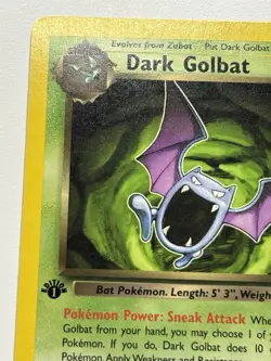 Dark Golbat 24/82 1st Edition Nonholo Team Rocket NM Vintage Pokemon Card - Image 3