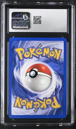 CGC 8 Rainbow Energy Team Rocket 1st Edition 17/82 Holo Pokemon Card - Image 2