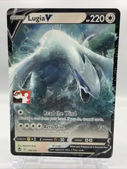 Pokemon Lugia V 138/195 Holo, Sword & Shield - Silver Tempest Pokemon Card, NM - Image 1