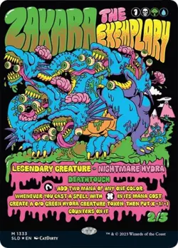 Zaxara, the Exemplary -Foil Near Mint MTG Secret Lair - Image 1
