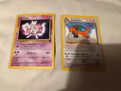 1999 Pokemon First Movie Set x2 LP WB Black Star Promo Cards - Image 1