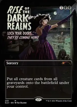 MTG English Rise of the Dark Realms NM Foil Secret Lair - Image 1