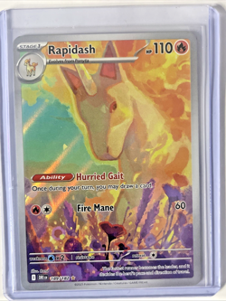 Rapidash 189/182 Illustration Rare NM/M Destined Rivals Pokemon Card 2025 - Image 1