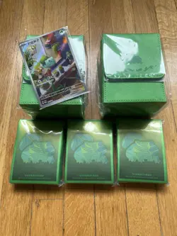 Pokemon TCG Bulbasaur Promo 097/SV-P Card Sealed + 130 Gem Packs And More - Image 2